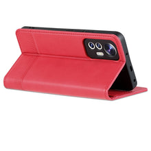 Load image into Gallery viewer, AZNS Magnetic Calf Texture Leather Phone Case, For Xiaomi 12 Lite, For Xiaomi Redmi Note 11T Pro / Poco X4 GT