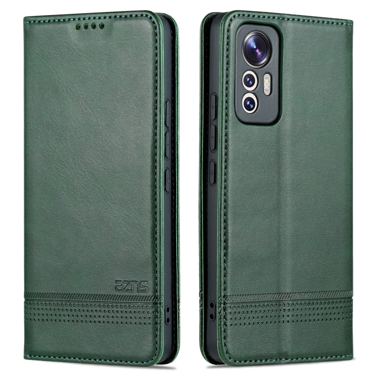 AZNS Magnetic Calf Texture Leather Phone Case, For Xiaomi 12 Lite, For Xiaomi Redmi Note 11T Pro / Poco X4 GT