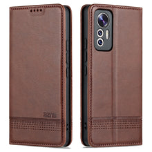 Load image into Gallery viewer, AZNS Magnetic Calf Texture Leather Phone Case, For Xiaomi 12 Lite, For Xiaomi Redmi Note 11T Pro / Poco X4 GT