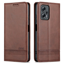 Load image into Gallery viewer, AZNS Magnetic Calf Texture Leather Phone Case, For Xiaomi 12 Lite, For Xiaomi Redmi Note 11T Pro / Poco X4 GT