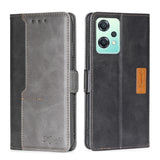 Contrast Color Side Buckle Leather Phone Case, For OnePlus Nord CE 2 Lite 5G, For OnePlus Ace Racing