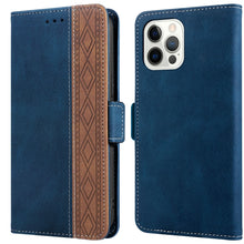 Load image into Gallery viewer, Stitching Magnetic RFID Leather Case, For iPhone 14 Pro Max, For iPhone 14 Pro, For iPhone 14, For iPhone 14 Plus