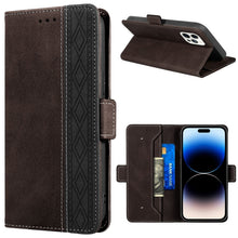 Load image into Gallery viewer, Stitching Magnetic RFID Leather Case, For iPhone 14 Pro Max, For iPhone 14 Pro, For iPhone 14, For iPhone 14 Plus