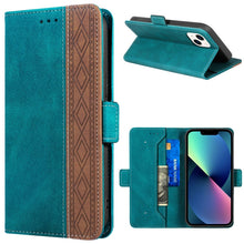 Load image into Gallery viewer, Stitching Magnetic RFID Leather Case, For iPhone 14 Pro Max, For iPhone 14 Pro, For iPhone 14, For iPhone 14 Plus