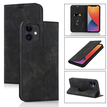 Load image into Gallery viewer, Wireless Charging Magsafe Leather Phone Case, For iPhone 12 mini, For iPhone 12 Pro, For iPhone 12, For iPhone 13 mini, For iPhone 13 Pro Max, For iPhone 13 Pro, For iPhone 13, For iPhone 12 Pro Max