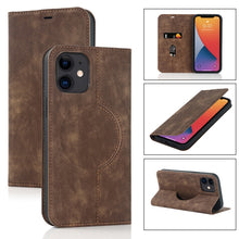 Load image into Gallery viewer, Wireless Charging Magsafe Leather Phone Case, For iPhone 12 mini, For iPhone 12 Pro, For iPhone 12, For iPhone 13 mini, For iPhone 13 Pro Max, For iPhone 13 Pro, For iPhone 13, For iPhone 12 Pro Max