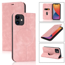 Load image into Gallery viewer, Wireless Charging Magsafe Leather Phone Case, For iPhone 12 mini, For iPhone 12 Pro, For iPhone 12, For iPhone 13 mini, For iPhone 13 Pro Max, For iPhone 13 Pro, For iPhone 13, For iPhone 12 Pro Max
