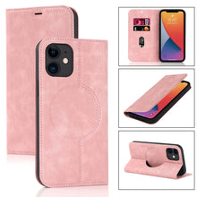 Load image into Gallery viewer, Wireless Charging Magsafe Leather Phone Case, For iPhone 12 mini, For iPhone 12 Pro, For iPhone 12, For iPhone 13 mini, For iPhone 13 Pro Max, For iPhone 13 Pro, For iPhone 13, For iPhone 12 Pro Max