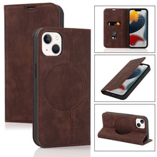 Load image into Gallery viewer, Wireless Charging Magsafe Leather Phone Case, For iPhone 12 mini, For iPhone 12 Pro, For iPhone 12, For iPhone 13 mini, For iPhone 13 Pro Max, For iPhone 13 Pro, For iPhone 13, For iPhone 12 Pro Max