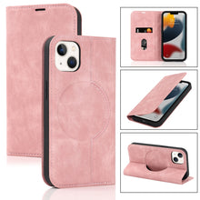 Load image into Gallery viewer, Wireless Charging Magsafe Leather Phone Case, For iPhone 12 mini, For iPhone 12 Pro, For iPhone 12, For iPhone 13 mini, For iPhone 13 Pro Max, For iPhone 13 Pro, For iPhone 13, For iPhone 12 Pro Max