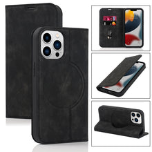 Load image into Gallery viewer, Wireless Charging Magsafe Leather Phone Case, For iPhone 12 mini, For iPhone 12 Pro, For iPhone 12, For iPhone 13 mini, For iPhone 13 Pro Max, For iPhone 13 Pro, For iPhone 13, For iPhone 12 Pro Max