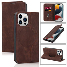 Load image into Gallery viewer, Wireless Charging Magsafe Leather Phone Case, For iPhone 12 mini, For iPhone 12 Pro, For iPhone 12, For iPhone 13 mini, For iPhone 13 Pro Max, For iPhone 13 Pro, For iPhone 13, For iPhone 12 Pro Max