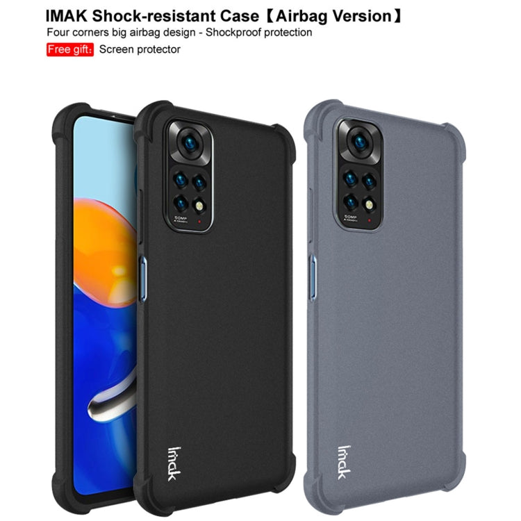 IMAK All-inclusive Shockproof Airbag TPU Phone Case with Screen Protector, For Xiaomi Redmi Note 11 4G Overseas Version / Note 11S 4G Overseas Version, For Xiaomi 12 / 12X