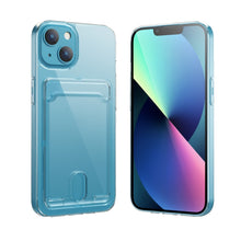 Load image into Gallery viewer, Crystal Card Slot PC + TPU Phone Case, For iPhone 14, For iPhone 14 Plus, For iPhone 14 Pro, For iPhone 14 Pro Max