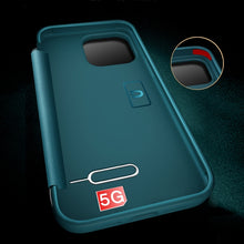 Load image into Gallery viewer, Magnetic Side Window View Shockproof Horizontal Flip Leather Case, For iPhone 14 Plus