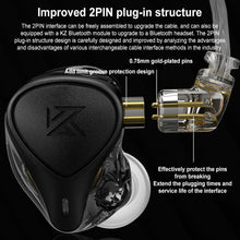 Load image into Gallery viewer, KZ-ZEX PRO Electrostatic Coil Iron Hybrid In-Ear Headphones, With Microphone, Without Microphone