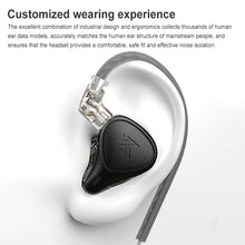 Load image into Gallery viewer, KZ-ZEX PRO Electrostatic Coil Iron Hybrid In-Ear Headphones, With Microphone, Without Microphone