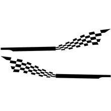Load image into Gallery viewer, 2 PCS/Set D-944 Striped Plaid Pattern Car Modified Decorative Sticker, D-944