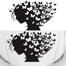 D-956 Butterfly Girl Pattern Car Modified Decorative Sticker, D-956