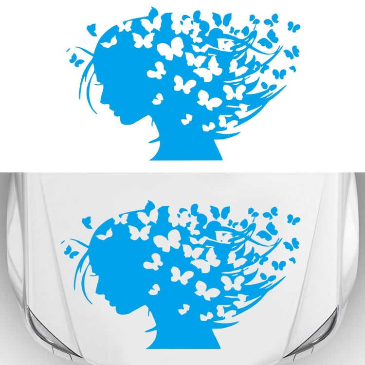 D-956 Butterfly Girl Pattern Car Modified Decorative Sticker, D-956