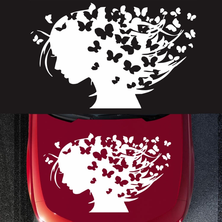 D-956 Butterfly Girl Pattern Car Modified Decorative Sticker, D-956