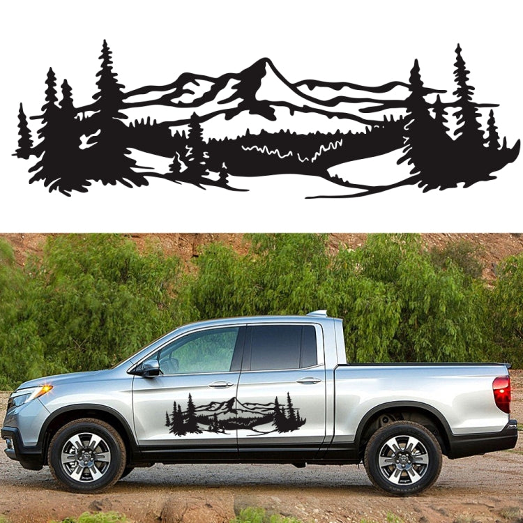 2 PCS/Set D-957 Mountains Pattern Car Modified Decorative Sticker, D-957