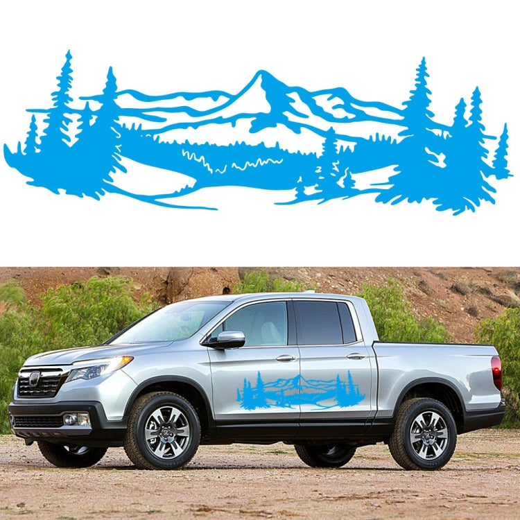 2 PCS/Set D-957 Mountains Pattern Car Modified Decorative Sticker, D-957