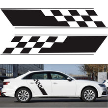 Load image into Gallery viewer, 2 PCS/Set D-962 Checkered Flag Pattern Car Modified Decorative Sticker, D-962