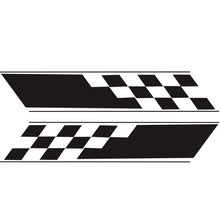 Load image into Gallery viewer, 2 PCS/Set D-962 Checkered Flag Pattern Car Modified Decorative Sticker, D-962