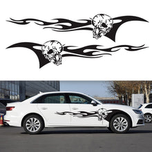 Load image into Gallery viewer, 2 PCS/Set D-964 Skull Flame Pattern Car Modified Decorative Sticker, D-964