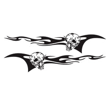 Load image into Gallery viewer, 2 PCS/Set D-964 Skull Flame Pattern Car Modified Decorative Sticker, D-964
