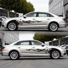 Load image into Gallery viewer, 2 PCS/Set D-964 Skull Flame Pattern Car Modified Decorative Sticker, D-964