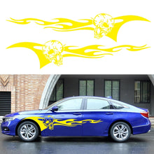 Load image into Gallery viewer, 2 PCS/Set D-964 Skull Flame Pattern Car Modified Decorative Sticker, D-964
