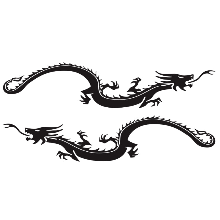 2 PCS/Set D-965 Dragon Pattern Car Modified Decorative Sticker, D-965