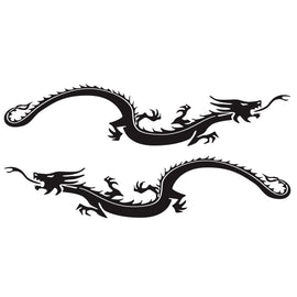 2 PCS/Set D-965 Dragon Pattern Car Modified Decorative Sticker, D-965