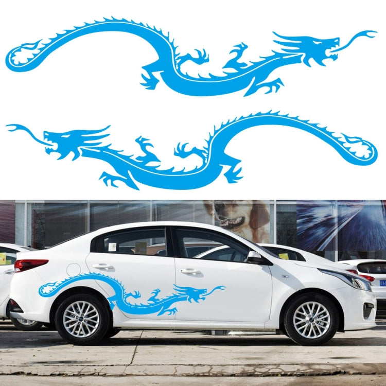 2 PCS/Set D-965 Dragon Pattern Car Modified Decorative Sticker, D-965