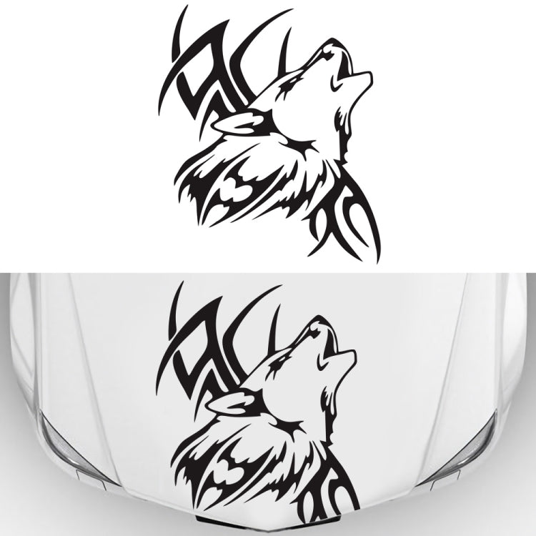 D-967 Wolf Tribe Pattern Car Modified Decorative Sticker, D-967