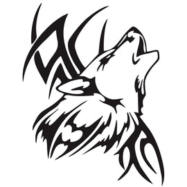 D-967 Wolf Tribe Pattern Car Modified Decorative Sticker, D-967