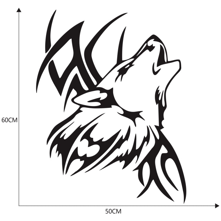 D-967 Wolf Tribe Pattern Car Modified Decorative Sticker, D-967