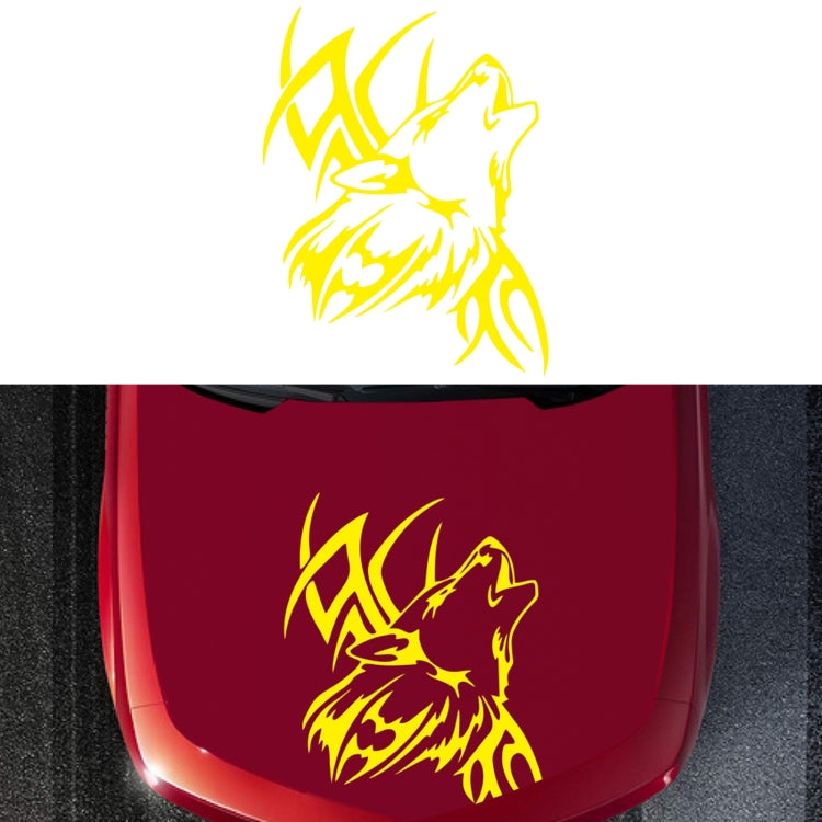 D-967 Wolf Tribe Pattern Car Modified Decorative Sticker, D-967
