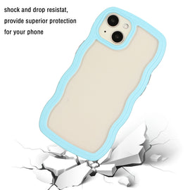 Candy Color Wave TPU Clear PC Phone Case, For iPhone 13, For iPhone 13 Pro, For iPhone 13 Pro Max, For iPhone 12 / 12 Pro, For iPhone 12 Pro Max, For iPhone 11, For iPhone 11 Pro Max, For iPhone X / XS