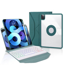 Load image into Gallery viewer, Z11BS Pen Slot Backlight Bluetooth Keyboard Leather Tablet Case, For iPad Pro 11 2021/2020/2018, For iPad Air 11 2025 / 2024 / Air 5 / Air 4, For iPad 10.2 2021/2020/2019