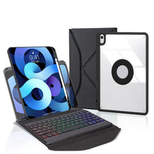 Load image into Gallery viewer, Z11BS Pen Slot Backlight Bluetooth Keyboard Leather Tablet Case, For iPad Pro 11 2021/2020/2018, For iPad Air 11 2025 / 2024 / Air 5 / Air 4, For iPad 10.2 2021/2020/2019