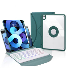 Load image into Gallery viewer, Z11BS Pen Slot Backlight Bluetooth Keyboard Leather Tablet Case, For iPad Pro 11 2021/2020/2018, For iPad Air 11 2025 / 2024 / Air 5 / Air 4, For iPad 10.2 2021/2020/2019
