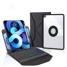 Load image into Gallery viewer, Z11BS Pen Slot Backlight Bluetooth Keyboard Leather Tablet Case, For iPad Pro 11 2021/2020/2018, For iPad Air 11 2025 / 2024 / Air 5 / Air 4, For iPad 10.2 2021/2020/2019
