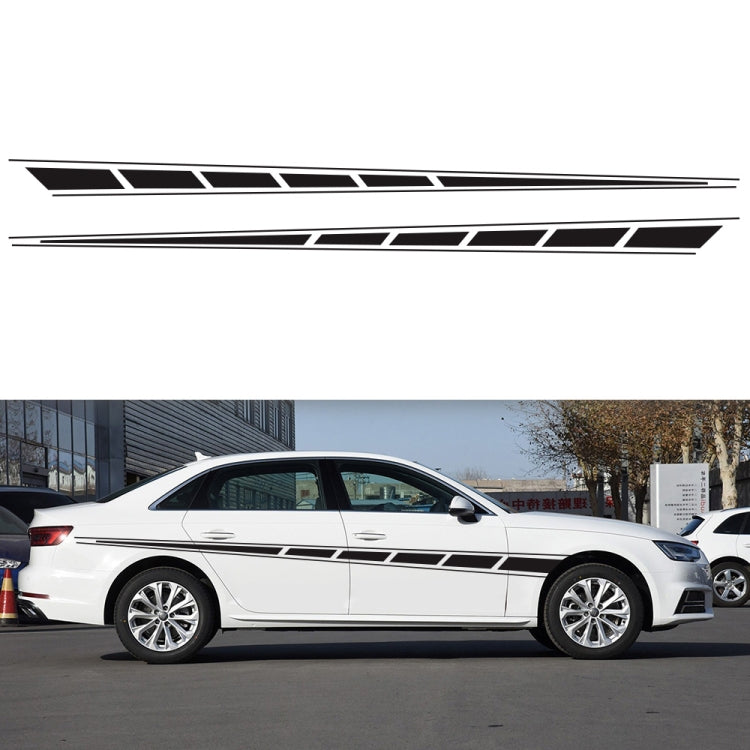 2 PCS/Set D-970 Checkered Flag Pattern Car Modified Decorative Sticker, D-970