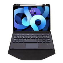 Load image into Gallery viewer, Z11B-A Pen Slot Touchpad Bluetooth Keyboard Leather Tablet Case, For iPad Pro 11 2021/2020/2018, For iPad Air 11 2025 / 2024 / Air 5 / Air 4, For iPad 10.2 2021/2020/2019