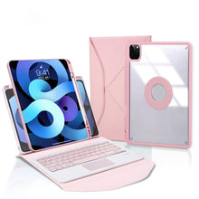 Load image into Gallery viewer, Z11B-A Pen Slot Touchpad Bluetooth Keyboard Leather Tablet Case, For iPad Pro 11 2021/2020/2018, For iPad Air 11 2025 / 2024 / Air 5 / Air 4, For iPad 10.2 2021/2020/2019