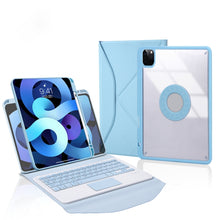 Load image into Gallery viewer, Z11B-A Pen Slot Touchpad Bluetooth Keyboard Leather Tablet Case, For iPad Pro 11 2021/2020/2018, For iPad Air 11 2025 / 2024 / Air 5 / Air 4, For iPad 10.2 2021/2020/2019
