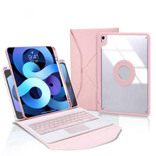 Load image into Gallery viewer, Z11B-A Pen Slot Touchpad Bluetooth Keyboard Leather Tablet Case, For iPad Pro 11 2021/2020/2018, For iPad Air 11 2025 / 2024 / Air 5 / Air 4, For iPad 10.2 2021/2020/2019